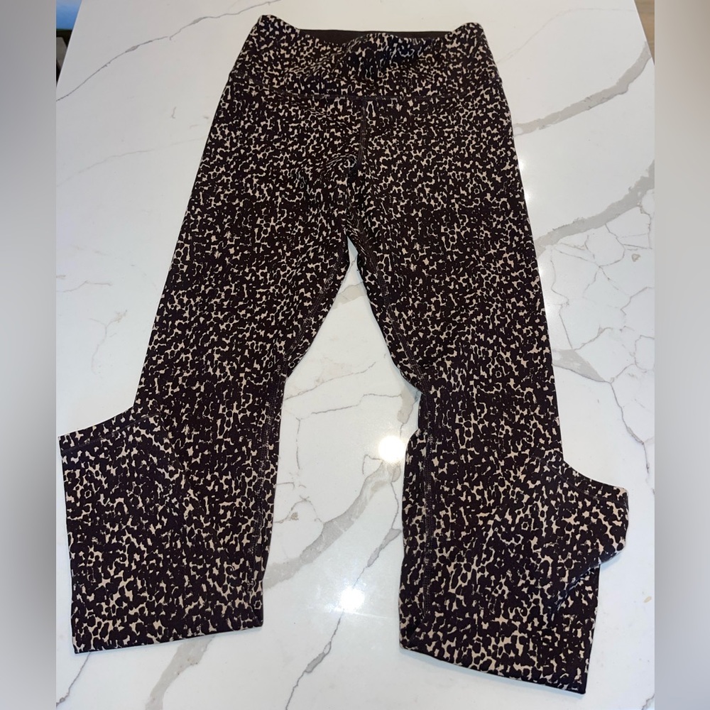 Brown print Sport Leggings